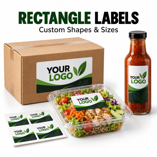 Rectangle Sticker Vinyl