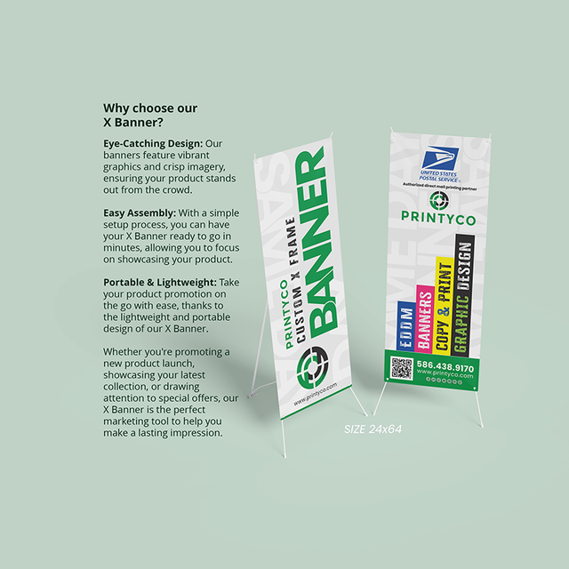 X-Frame Sign 33" x 72" | Fast Turnaround